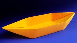 Оригами лодка из бумаги - кораблик из бумаги своими руками