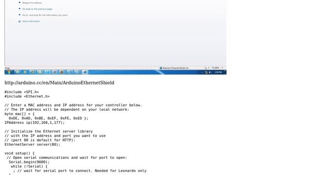 Arduino: Ethernet shield programming смотреть онлайн