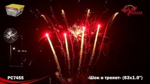 Фейерверк РС7455 "Шок и трепет" (1" х 63 залпа)