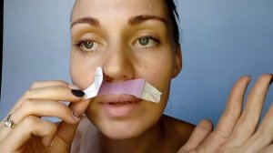 Тейпирование носогубки и кисетных морщин