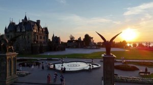 замок Гарибальди на закате...