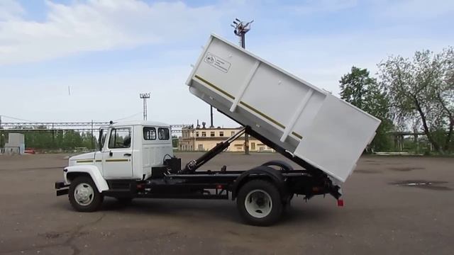 ГАЗ-САЗ-3902-01 - разгрузка смотреть онлайн