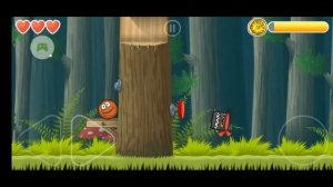 Прохожу Дремучий лес на Золотые часы в  Red Ball 4