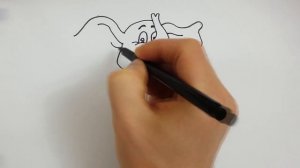 Как Нарисовать Слона - персонаж мультфильма "По дороге с облаками" - поэтапное рисование