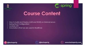 Spring Boot With Microservices Part 1 | Course Content |  Realtime examples of Spring Boot