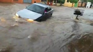 Ливневые паводки затопили Асунсьон, столицу Парагвая