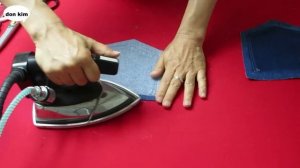 DIY안입는 청바지를 활용한 멋진 아이디어!/A great idea using an "old jeans"/cute tote bag