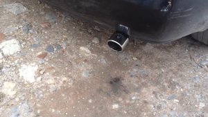 Удаление глушителя Nissan p12