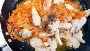 Плов со свининой и курицей