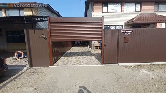 Роллетные ворота Алютех г. Михайловск - Портфолио смотреть онлайн