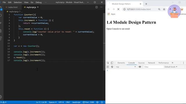 1.4 Creational Design Patterns | Module Pattern