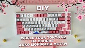 Собрал собственную кастомную беспроводную игровую клавиатуру на основе Akko Monsgeek MG75W