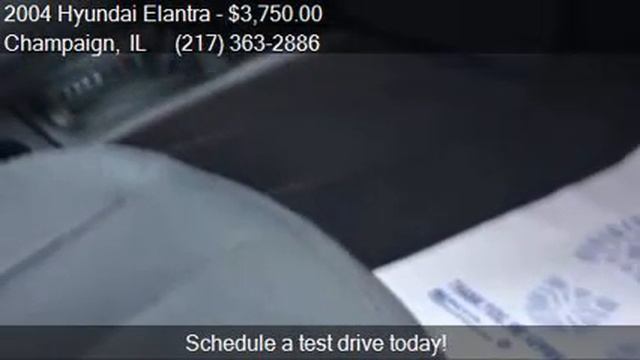 2004 Hyundai Elantra GLS 4dr Sedan for sale in Champaign, IL смотреть онлайн