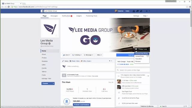 How to Update Your Facebook Business Page Cover Photo смотреть онлайн