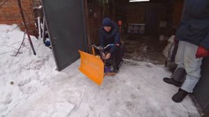 ✅Забацал Электро Снего-Лопату⚡⚡⚡ Расчистит снег Быстро!