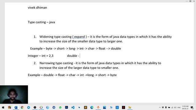 Type Casting in Java | Type Casting In Java Example | Type Casting In Java String To Int