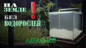 ПОДЛОЖКА в аквариум/ЗАПУСК аквариума травник 40Х40 на земле... (часть1) #БезВодорослей