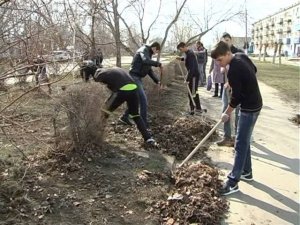 Яровской техникум на субботнике