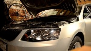 Шумs при запуске Skoda Octavia A7 на холодную