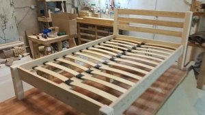 Деревянная кровать 120 на 190