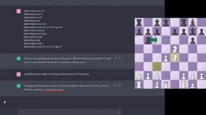 Chess with ChatGPT