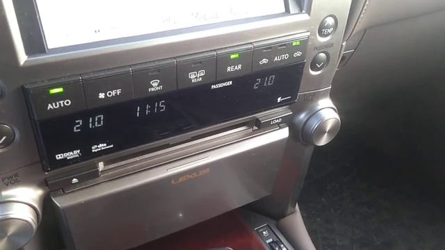 Lexus Gx 460 в -35 работа вентилятора печки смотреть онлайн