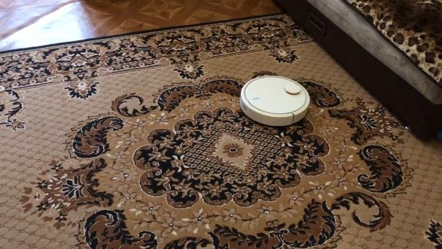 Робот-пылесос Xiaomi на ковре смотреть онлайн
