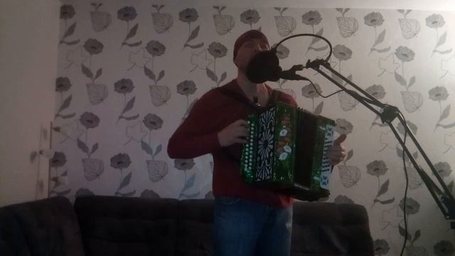 #игра на гармошке. "Одна снежинка, ещё не снег." "One snowflake, not snow yet." смотреть онлайн