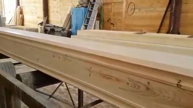 Как производят профилированный брус в компании 