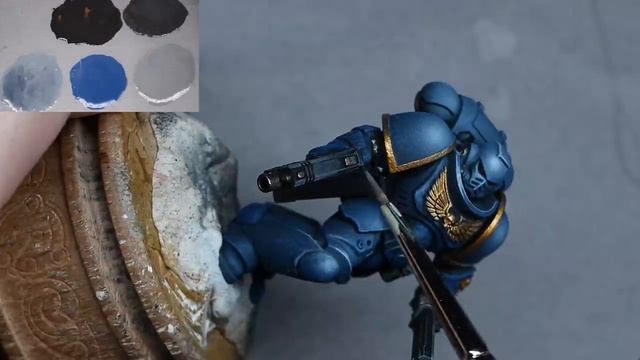 How to paint a Grimdark Ultramarine!