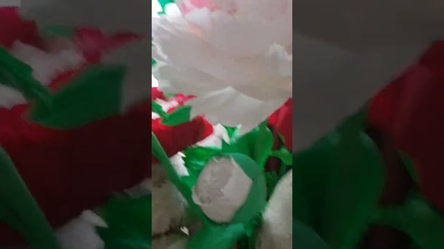Мои цветы из гофры:ранункулюсы и пионы. смотреть онлайн