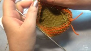 Вязание спицами пинетки -сапожки #130