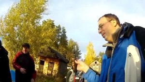 На пароме через Обь в Караканский бор. Встреча с друзьями. Сентябрь 2015