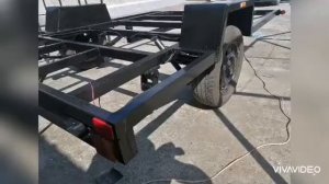 Прицеп своими руками 2.повороты габариты та пол прицепа