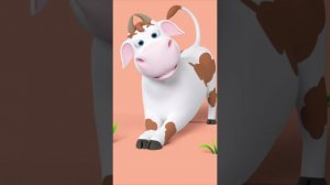 Quel bruit fait une vache ?  | Vidéo drôle pour les enfants | HeyKids | #shorts