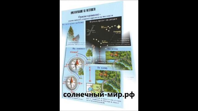 Видео обзор - Таблица демонстрационная "Ориентирование на местности" (винил 1000х1400)