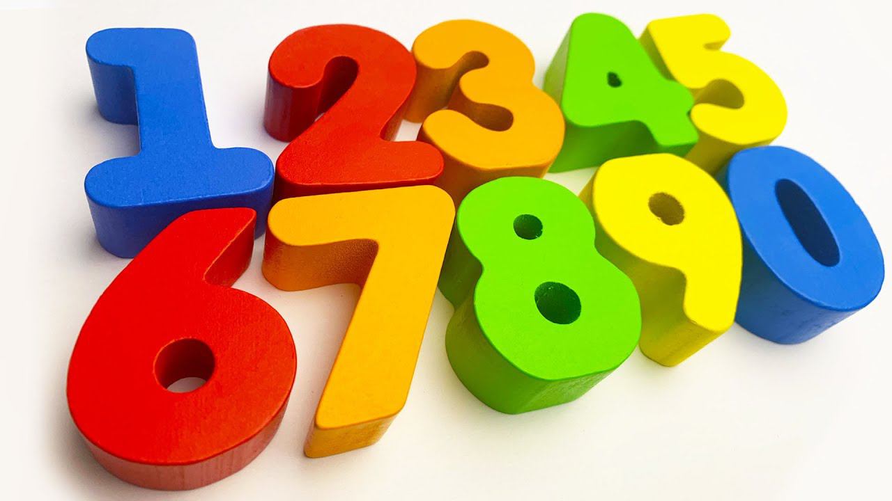 ПЛАСТИЛИНОВЫЕ разноцветные ЦИФРЫ - Учимся считать от 1 до 20 смотреть онлайн