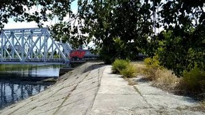 Воронежское водохранилище. Железнодорожные мосты