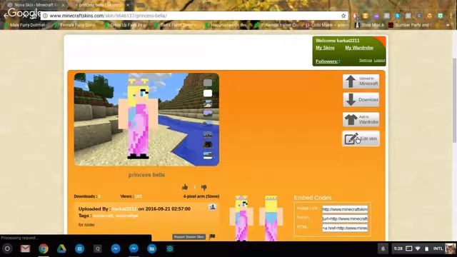 How to use nova skin wallpaper