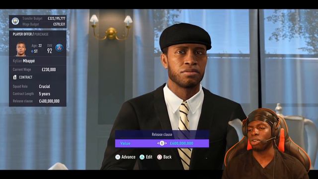 SV2 BUYS KYLIAN MBAPPE?! -  FIFA 21 MANAGER CAREER MODE #44