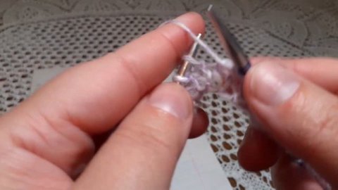 Палантин спицами/МК