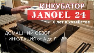 Лучший инкубатор JANOEL 24 - пошагово от закладки яиц до вылупления птенцов.