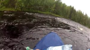 3 - я серия.Водный туризм. Река Воньга. Прохождение порогов на байдарках Щука. travels