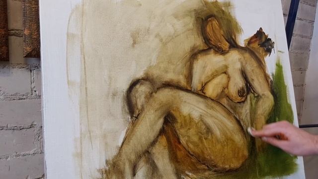 18+ ЖИВОПИСЬ МАСТИХИНОМ ... ПИШУ МАСЛОМ ЧЕЛОВЕКА ... ОБНАЖЁННАЯ НАТУРА ... НАБРОСОК ... НЮ