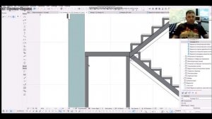 Железная лестница в Архикад без расчёта на прочность своими силами