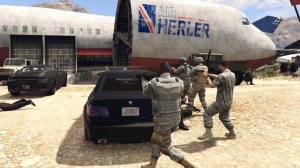 US Army vs Zombies in Boneyard! - GTA 5 NPC Wars