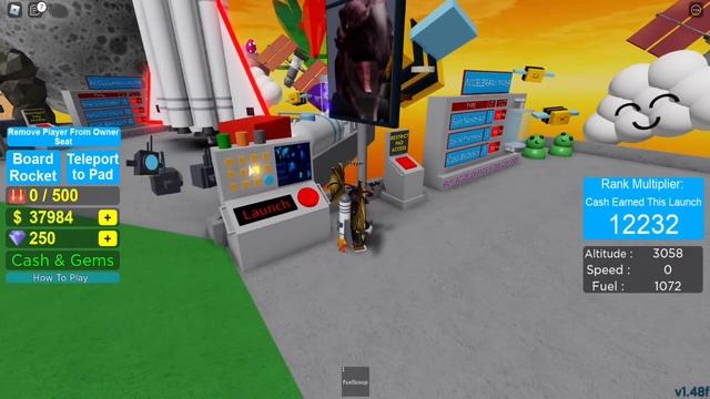 ИГРАЮ В РОБЛОКС|3-2-1 BLAST OFF SIMULATOR|ЛЕТИМ НА 5 ОСТРОВ| смотреть онлайн