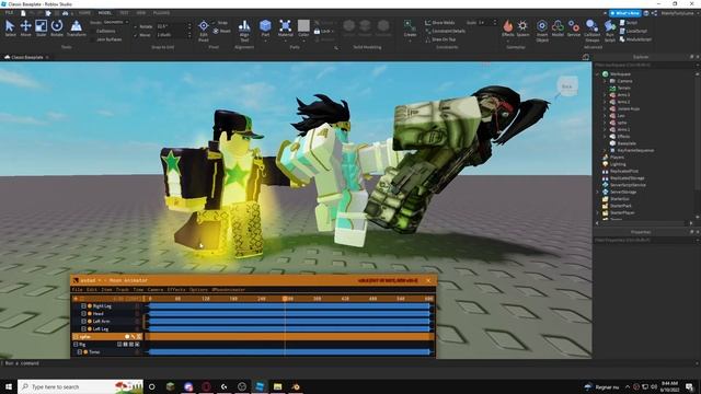 (Roblox animation) Star Platinum beatdown смотреть онлайн