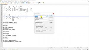 Simplify Note Taking: Superfast, Free and Efficient Note-taking using Notepad++