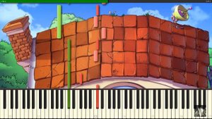 The Roof [Plants vs Zombies] - PIANO COVER [Synthesia Arr.]